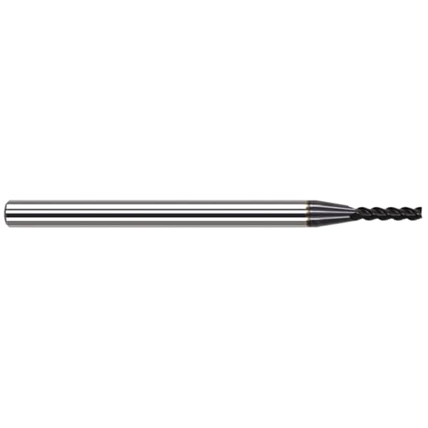 End Mill for Exotic Alloys - Corner Radius, 0.0150" (1/64), Length of Cut: 5/64"